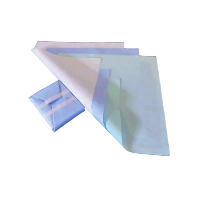 14292-papier krepovy 100x100 cm, modry